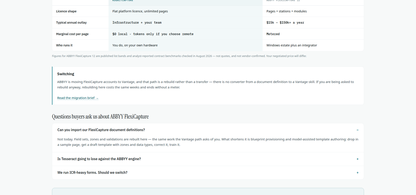 FAQ (detail), August 2026 build