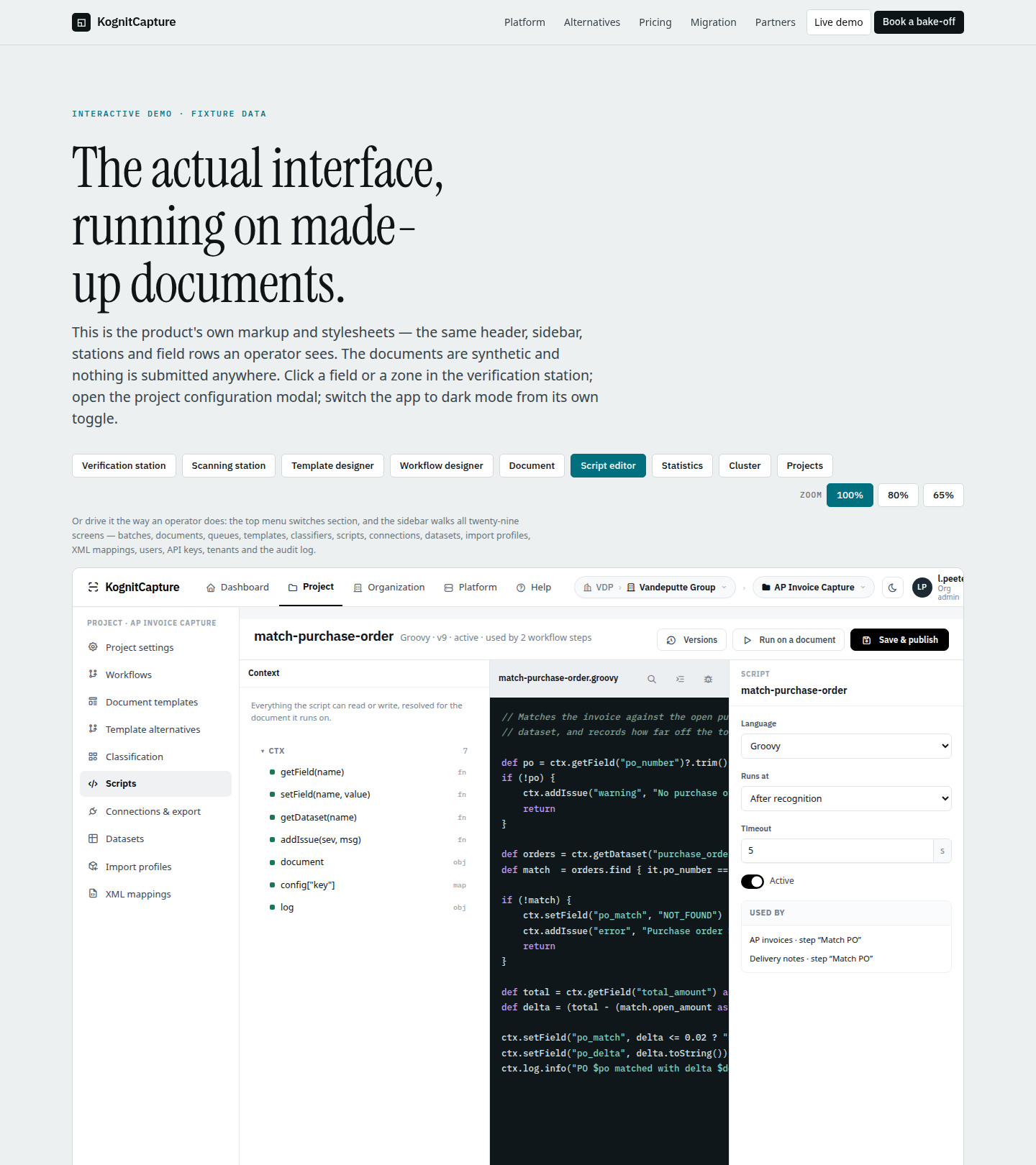 Script editor, August 2026 build